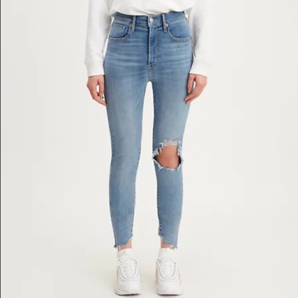 Levi’s mile high super skinny stretch jeans